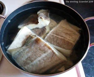 Cod fish ready for a boil!